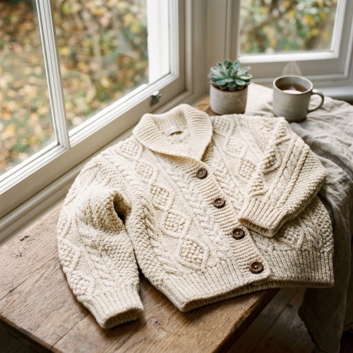 Knit cardigan
